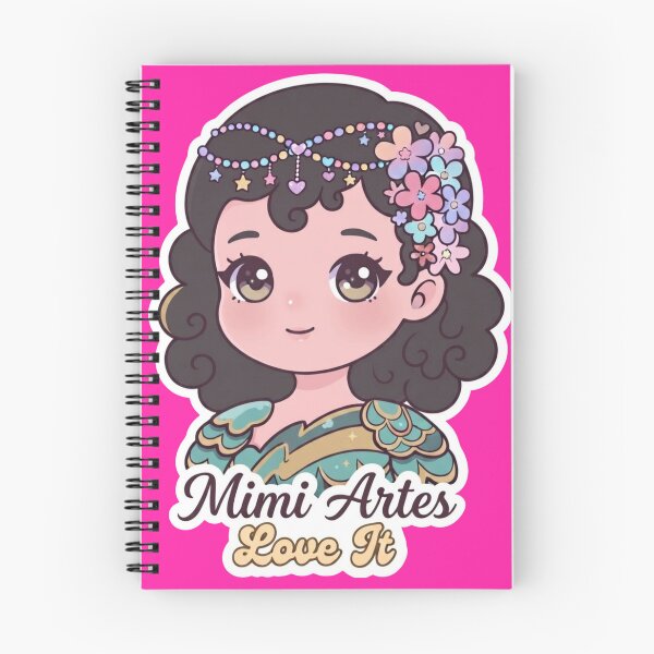 Item preview, Love It: Cute Kawaii Floral Girl designed and sold by mimiartes.