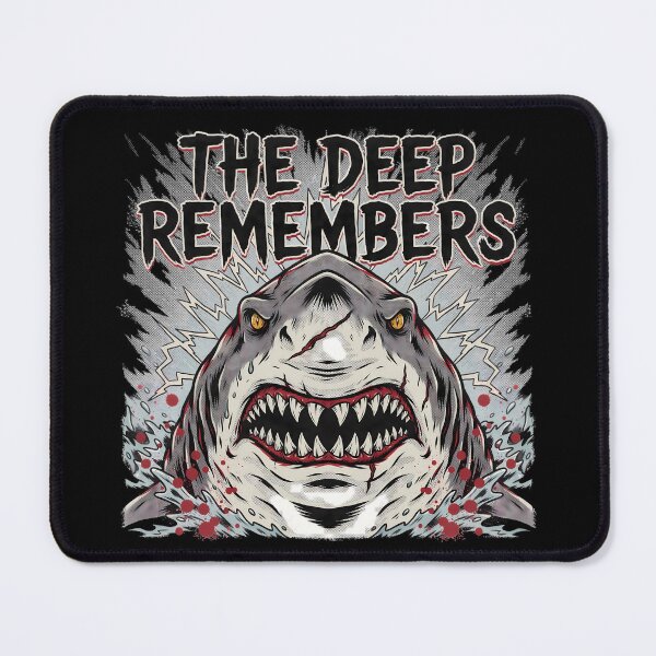 Item preview, The Deep Remembers Great White Shark Blood Water Graphic designed and sold by Enea Kelo.