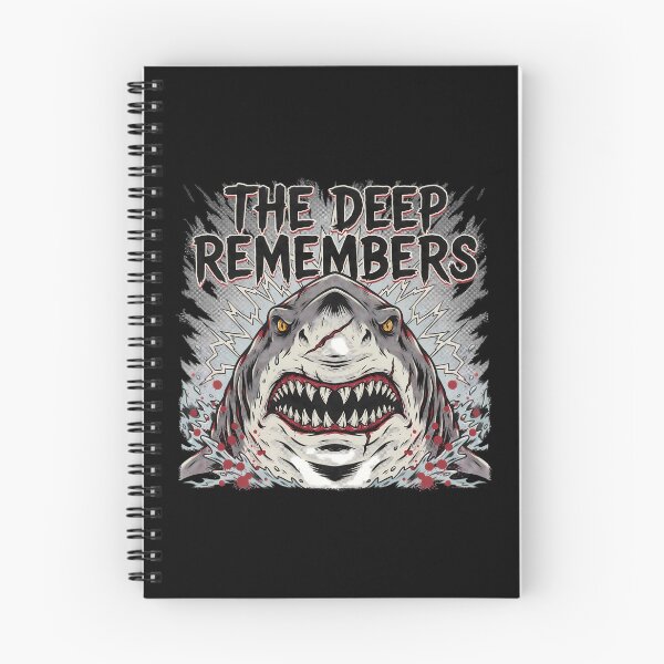 Item preview, The Deep Remembers Great White Shark Blood Water Graphic designed and sold by Enea Kelo.
