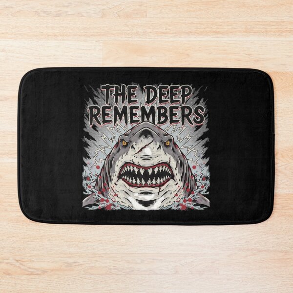 Item preview, The Deep Remembers Great White Shark Blood Water Graphic designed and sold by Enea Kelo.