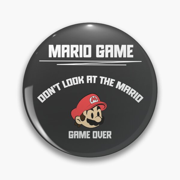 Item preview, Don’t Look at the Mario (Black Edition) designed and sold by beboplab.