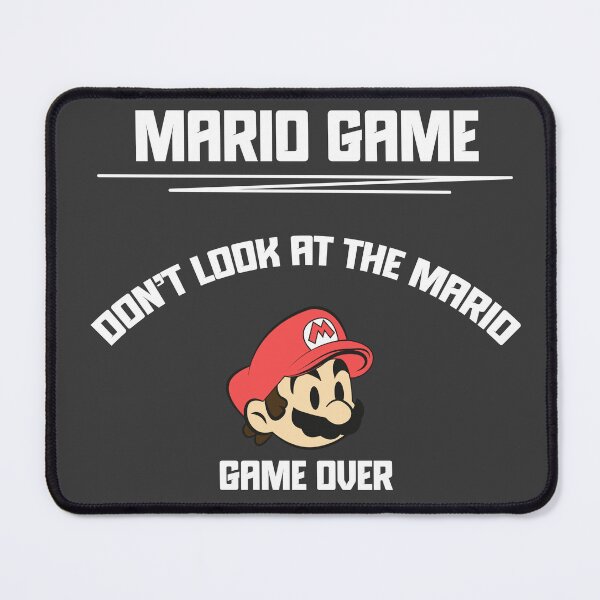 Item preview, Don’t Look at the Mario (Black Edition) designed and sold by beboplab.