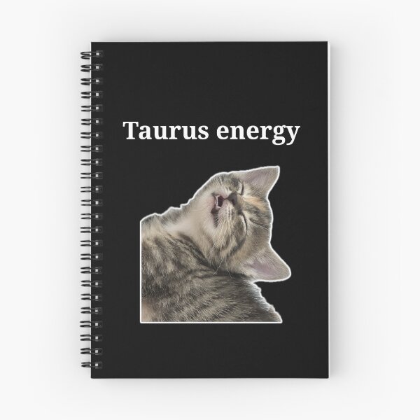 Item preview, Taurus Energy Cat Meme Sticker designed and sold by Polax Projects.