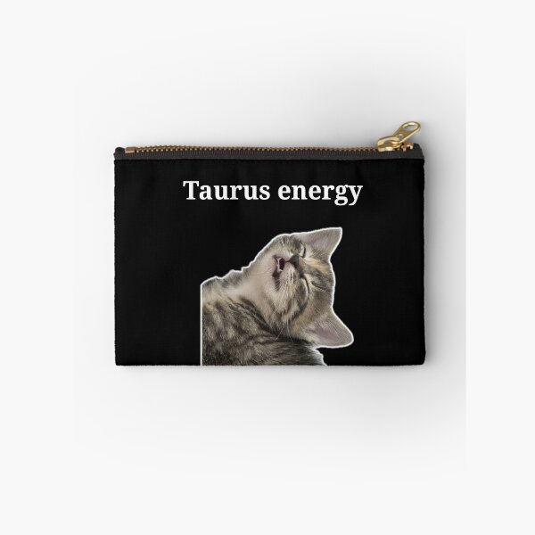 Item preview, Taurus Energy Cat Meme Sticker designed and sold by Polax Projects.
