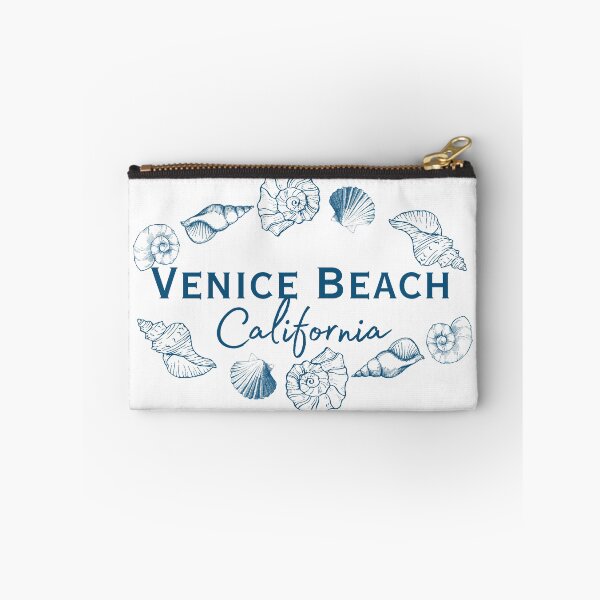 Item preview, Venice Beach California Elegant Seashell Wreath Coastal Typography designed and sold by DonnaRaine.