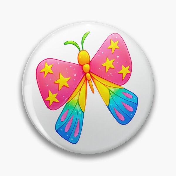 Artikelvorschau, Magischer Sternenschmetterling, farbenfrohe Illustration entworfen und verkauft von Drindumentaria.