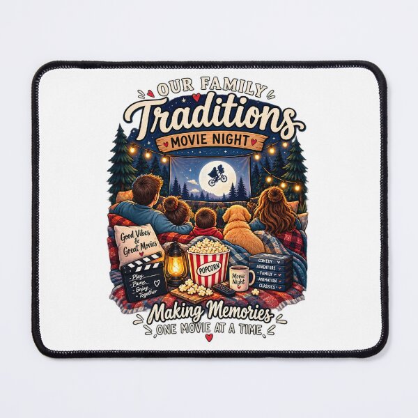 Item preview, Our Family Traditions Movie Night – Cozy Family Cinema & Popcorn Main Tag: designed and sold by alexcorporation.