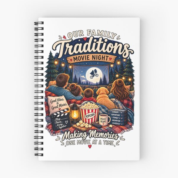 Item preview, Our Family Traditions Movie Night – Cozy Family Cinema & Popcorn  Main Tag: designed and sold by alexcorporation.