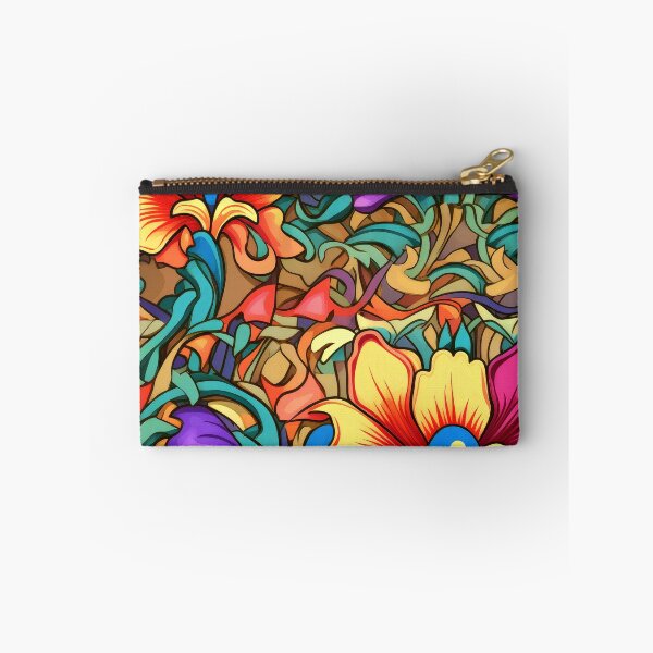 Item preview, Art Nouveau Romantic Colorful Flowers And Leaves Art designed and sold by DEC02.