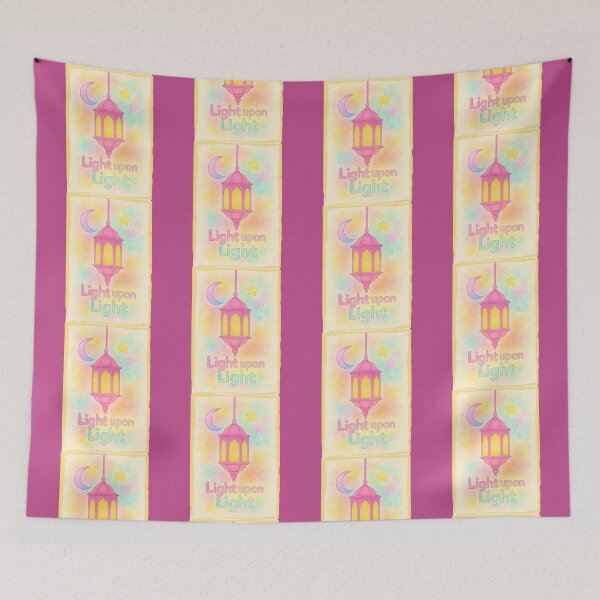 Item preview, Dreamy Pink "Light upon Light" Pastel Lantern designed and sold by D-Islamic.
