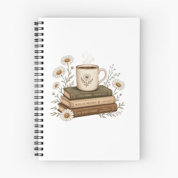 Item preview, Vintage Book Stack – Little Women, Pride & Prejudice, The Secret Garden – Classic Literature Art designed and sold by bobscraze.