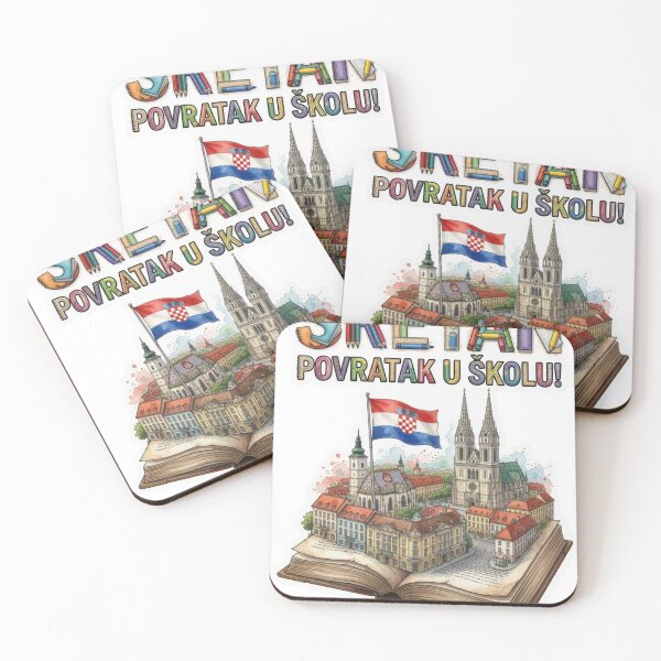 Item preview, Zagreb School Return City Travel Sticker designed and sold by Imaginarium of Chaos falcon88 .