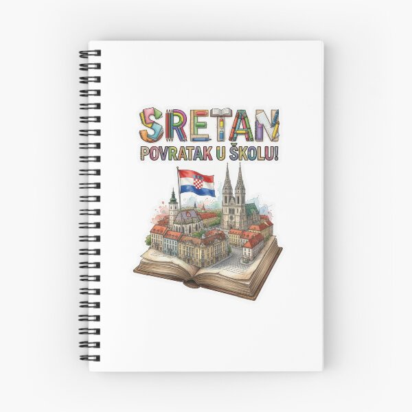 Item preview, Zagreb School Return City Travel Sticker designed and sold by Imaginarium of Chaos falcon88 .