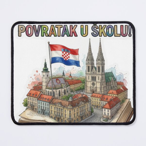 Item preview, Zagreb School Return City Travel Sticker designed and sold by Imaginarium of Chaos falcon88 .