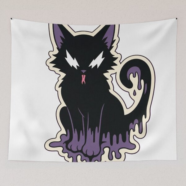 Item preview, Slime Cat | Creepy Cute Symbiote Monster Eyes designed and sold by StickyGuys.