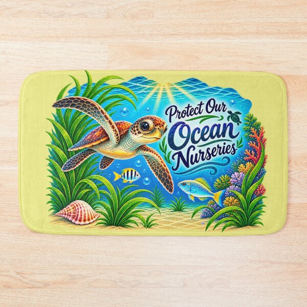 Item preview, Protect Our Ocean Nurseries – Sea Turtle Conservation designed and sold by Penbrook Farms.