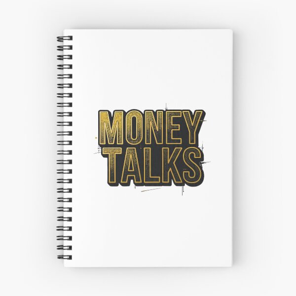 Item preview, Money Talks - Bold Gold Urban Typography designed and sold by LC&LCPlatform.