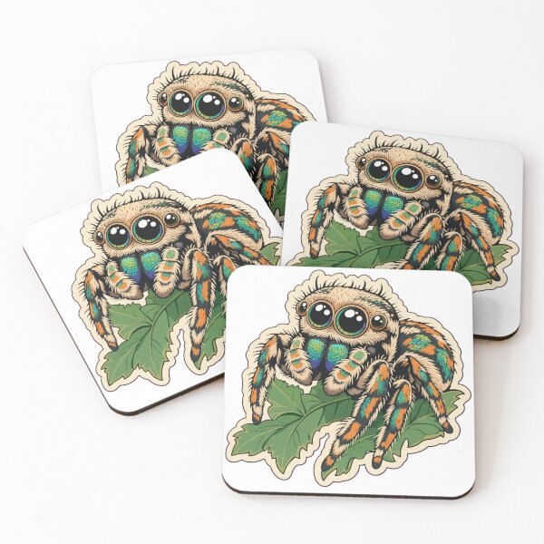 Item preview, Jumping Spider Portrait | Cute Jumping Spider Arachnid Doodle designed and sold by StickyGuys.