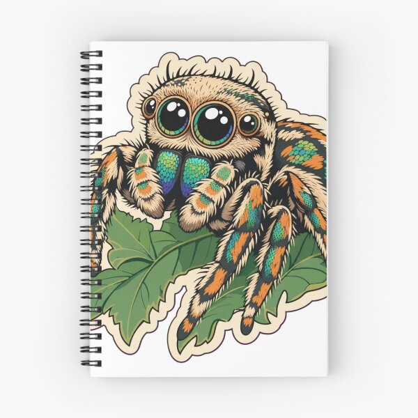 Item preview, Jumping Spider Portrait | Cute Jumping Spider Arachnid Doodle designed and sold by StickyGuys.