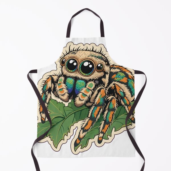 Item preview, Jumping Spider Portrait | Cute Jumping Spider Arachnid Doodle designed and sold by StickyGuys.