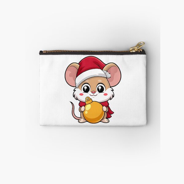 Item preview, Tiny Fluffy Christmas Mouse designed and sold by Retro Whimsy.