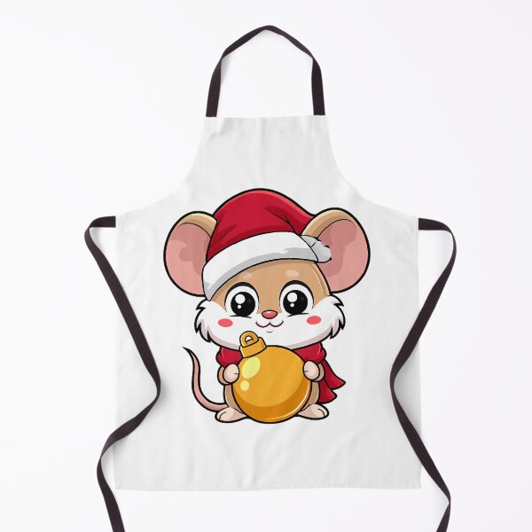 Item preview, Tiny Fluffy Christmas Mouse designed and sold by Retro Whimsy.