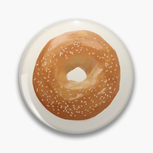 Item preview, Minimalist Bagel Illustration Print designed and sold by lyiris.