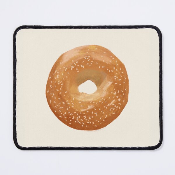 Item preview, Minimalist Bagel Illustration Print designed and sold by lyiris.