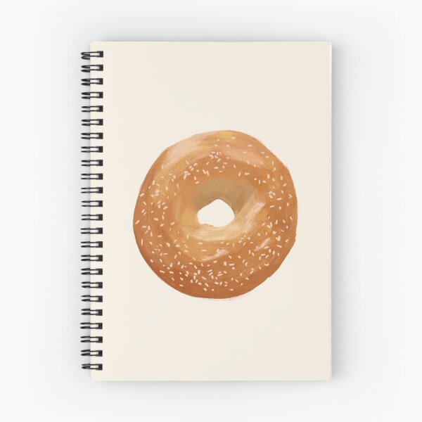 Item preview, Minimalist Bagel Illustration Print designed and sold by lyiris.