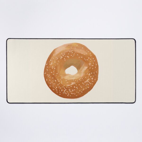 Aperçu de l'œuvre Illustration minimaliste de bagel créée et vendue par lyiris.