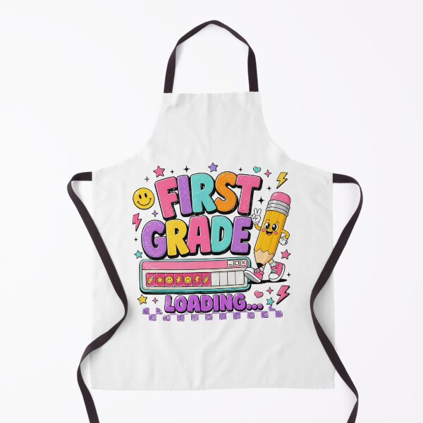 Item preview, First Grade Loading – Retro Y2K Back to School First Grader designed and sold by LifeProApperal.