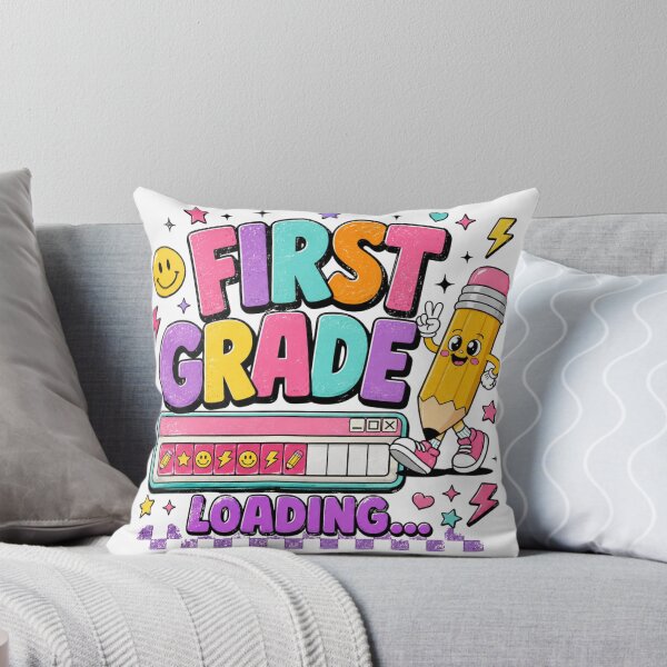 Item preview, First Grade Loading – Retro Y2K Back to School First Grader designed and sold by LifeProApperal.