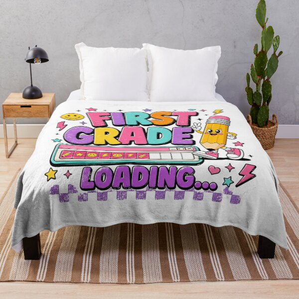 Item preview, First Grade Loading – Retro Y2K Back to School First Grader designed and sold by LifeProApperal.