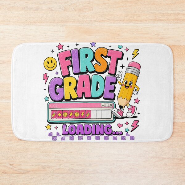 Item preview, First Grade Loading – Retro Y2K Back to School First Grader designed and sold by LifeProApperal.