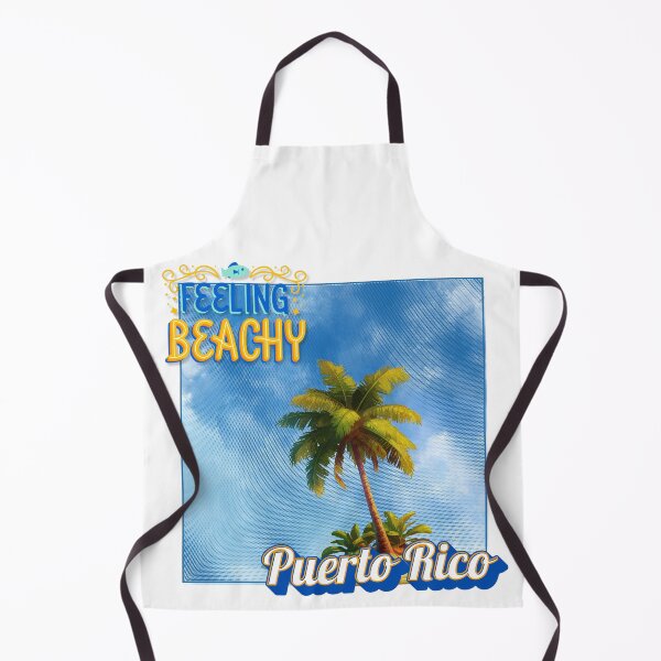 Item preview, Feeling Beachy Puerto Rico Retro Halftone Palm Tree Souvenir designed and sold by DonnaRaine.