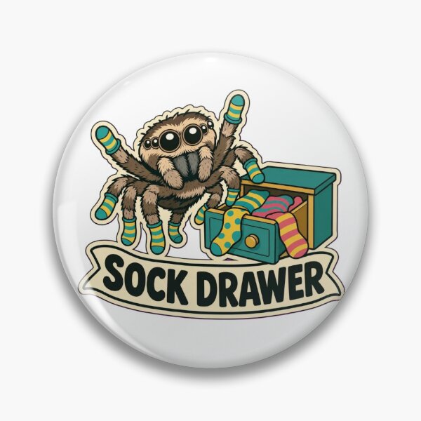 Item preview, Spider Sock Collection | Cute Jumping Spider Arachnid Doodle designed and sold by StickyGuys.