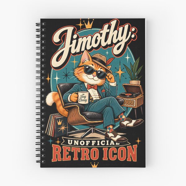 Item preview, Dapper Cat Retro Icon - Vintage Classy Feline designed and sold by Retro Rascals Co..