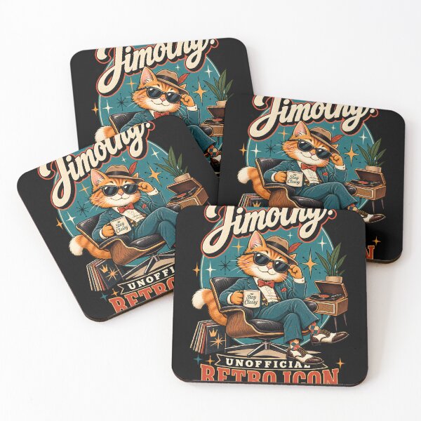 Item preview, Dapper Cat Retro Icon - Vintage Classy Feline designed and sold by Retro Rascals Co..