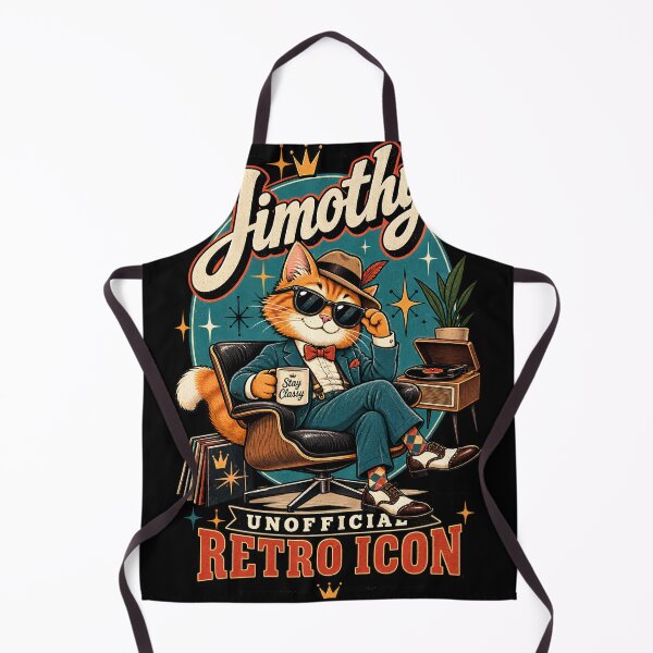 Item preview, Dapper Cat Retro Icon - Vintage Classy Feline designed and sold by Retro Rascals Co..