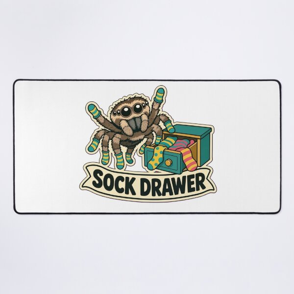 Item preview, Spider Sock Collection | Cute Jumping Spider Arachnid Doodle designed and sold by StickyGuys.