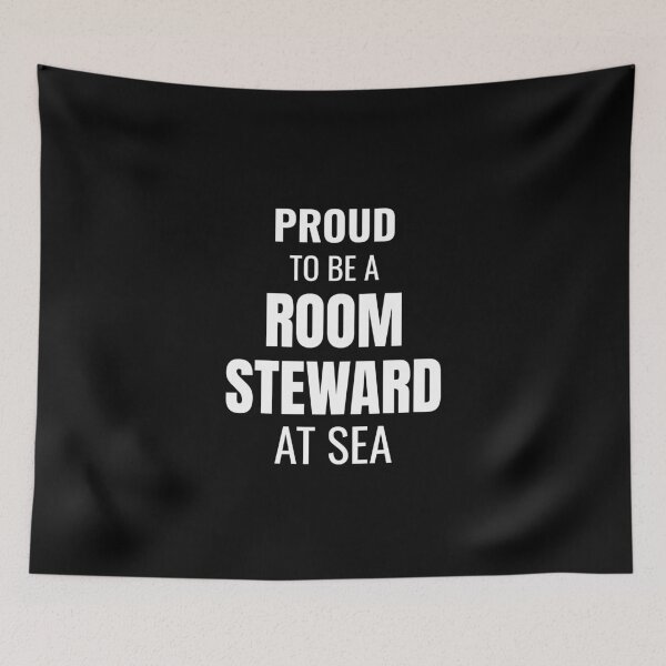 Item preview, Proud to be a Room Steward at Sea (White) designed and sold by ShipCrewNation.