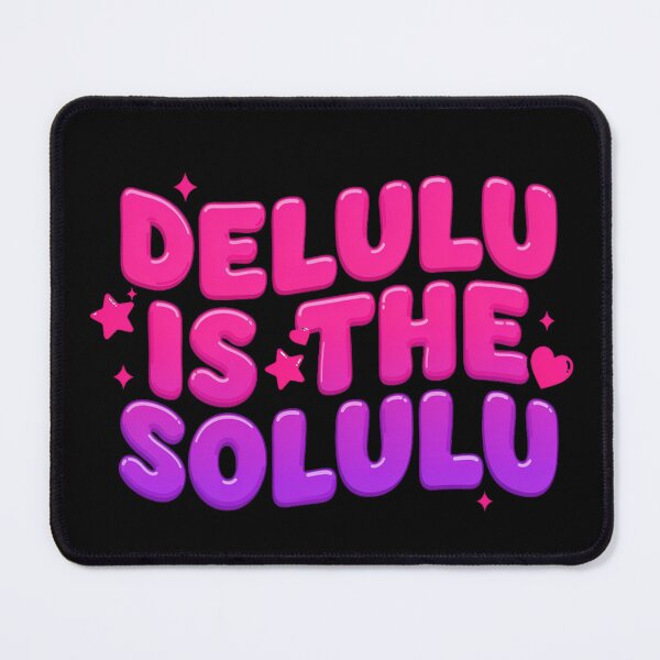 Item preview, Delulu is the Solulu Funny Gen Z Trendy Bubble Letter Design designed and sold by Barkashow.