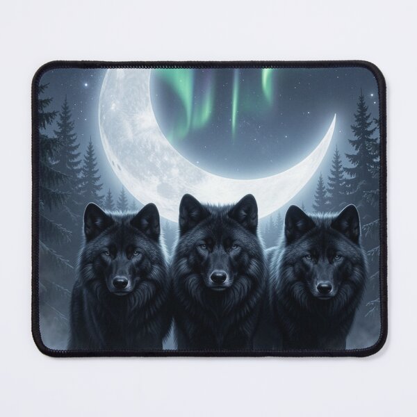 Item preview, Moonlit Wolves | Gothic Wolf Pack designed and sold by JanjjaSoulInk.