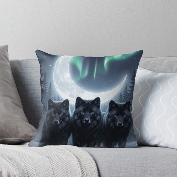 Item preview, Moonlit Wolves | Gothic Wolf Pack designed and sold by JanjjaSoulInk.