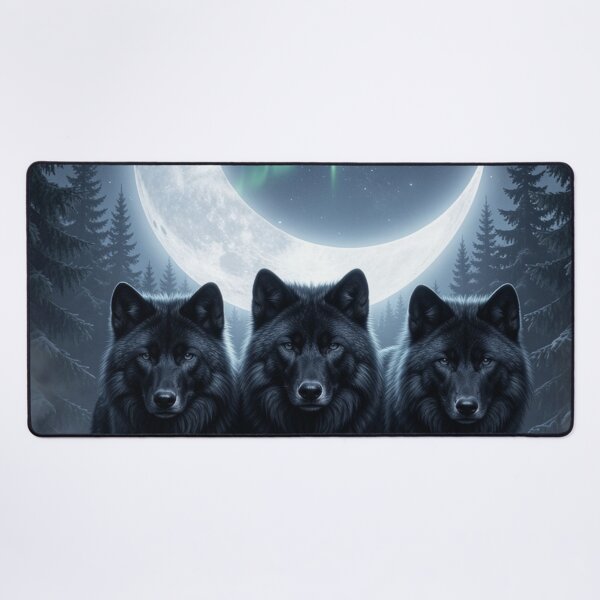 Item preview, Moonlit Wolves | Gothic Wolf Pack designed and sold by JanjjaSoulInk.