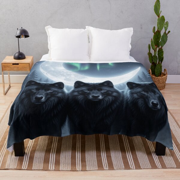 Item preview, Moonlit Wolves | Gothic Wolf Pack designed and sold by JanjjaSoulInk.