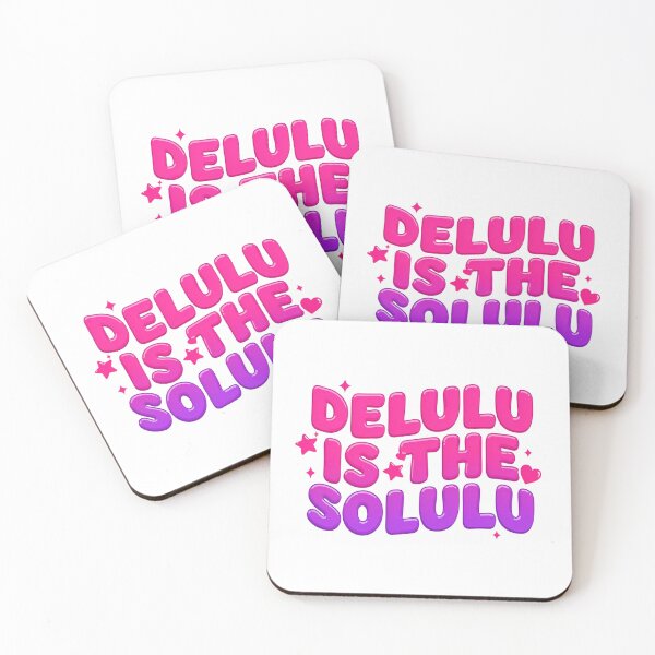 Item preview, Delulu is the Solulu Funny Gen Z Trendy Bubble Letter Design designed and sold by Barkashow.