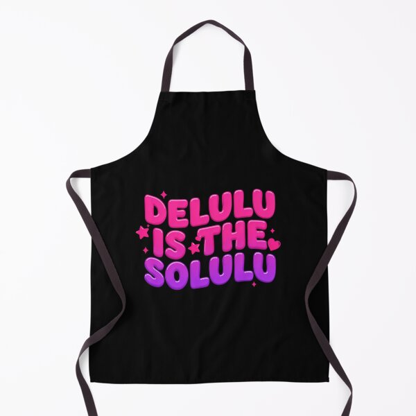 Item preview, Delulu is the Solulu Funny Gen Z Trendy Bubble Letter Design designed and sold by Barkashow.