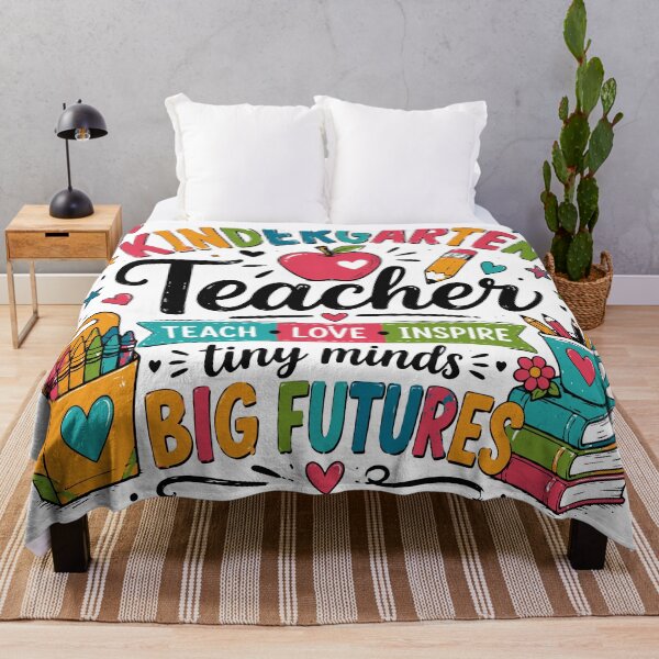 Item preview, Kindergarten Teacher Tiny Minds Big Futures School Design designed and sold by Sunday.Supply.