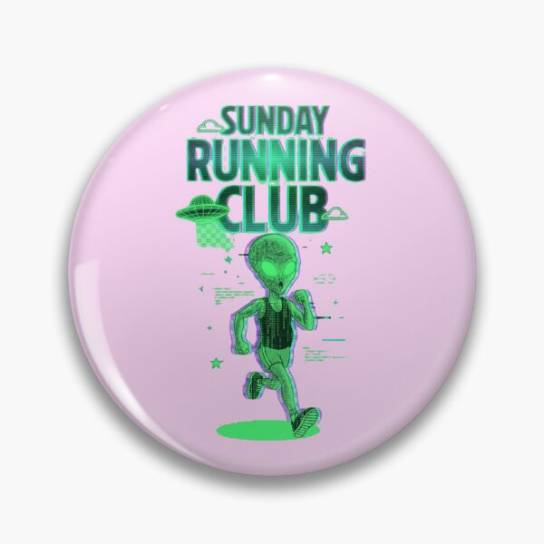 Item preview, Sunday Running Club - Cyber Alien Runner V1 designed and sold by creativerooney.